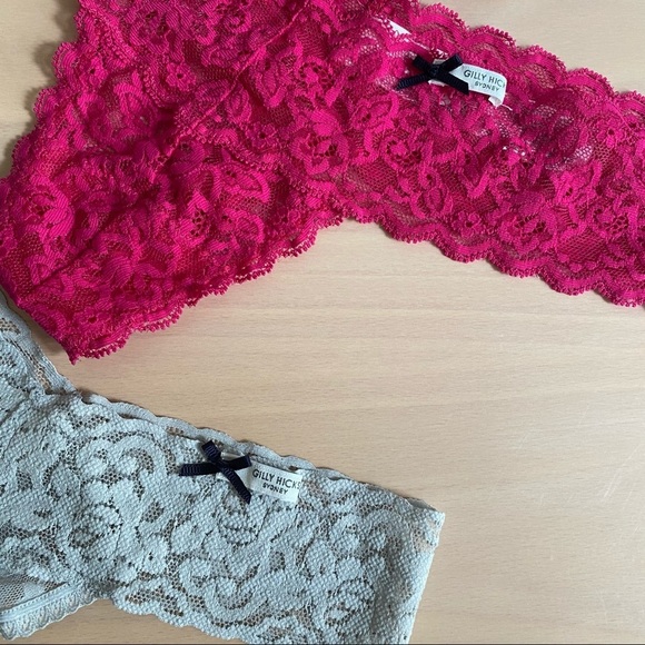 GILLY HICKS Pack of 2 Lace Thongs - Picture 2 of 7